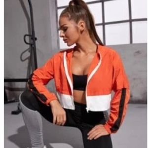 Athletic crop jacket